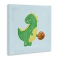 thumbnail image 2 of Stupell Industries Contemporary Baby Dino & Basketball Canvas Art, 17 x 17, by Lucille Price, 2 of 8