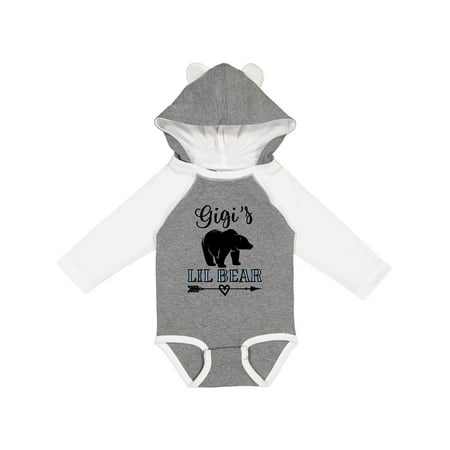 

Inktastic Gigi Lil Bear Grandson Gift Gift Baby Boy Long Sleeve Bodysuit