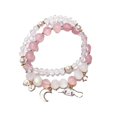 thumbnail image 1 of Pulsera con colgante de lazo de Anime Sanrio Cinnamoroll para mujer, brazalete de cuentas de cristal, regalo lindo para niños y adultos, 1 of 4