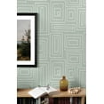 thumbnail image 5 of NextWall Aloe Green Rectangle Geo Peel and Stick Wallpaper - 20.9 in. W x 18 ft. L Roll, 5 of 7