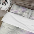 thumbnail image 4 of Designart 'Watercolor Minimal Purple Tones III' Cottage Duvet Cover Set, 4 of 4