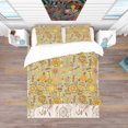 thumbnail image 3 of Designart 'Flower Pattern Botanic Texture' Modern & Contemporary Duvet Cover Set, 3 of 4