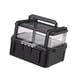 thumbnail image 2 of Contenedor de transporte de tortugas jinwen caja portadora para exteriores con asa tanque de tortuga portátil de doble capa, 2 of 8