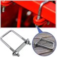 thumbnail image 2 of 8pcs Multipurpose Square U-bolts With Plate And Nut Holders Trailer Roof Bolts 20x60x120mm M10 Thread Silver, 2 of 5