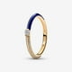 thumbnail image 1 of Pandora 2023 verano celeste azul brillante luna y sol anillo para las mujeres cóctel apilable dedo banda moda plata 925 fina Jewellry oro blanco azul dúo pavimentar anillo, 1 of 4
