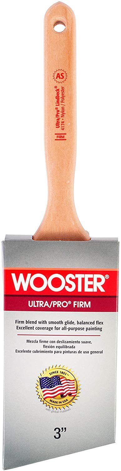 Wooster Brush 4174-2 1/2 Ultra/Pro Firm Lindbeck Angle Sash Paintbrush, 2.5-Inch, Size: 2 in