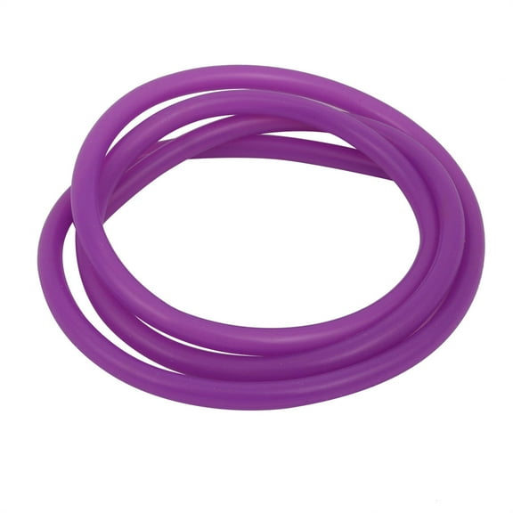 Unique Bargains 5mm x 7mm High Temp Resistant Silicone Rubber Tube Hose Pipe Purple 1M Length
