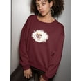 thumbnail image 2 of Artshine Fluffy Le Wren Sweatshirt Women -Sillier Than Sally Designs, Female Medium, 2 of 4