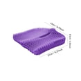 thumbnail image 3 of Gel Seat Cushion, Gel Seat Cushion for Long Sitting, Thick Extra Large Cooling Gel Chair Cushion, Soft Pressure Relief Honeycomb Seat Pad with Non-Slip Cover for Wheelchair Desk Car Seat, 3 of 7