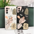 thumbnail image 4 of Galaxy S20 FE Case for Women Girls Cute Plants Leaf Camera Lens Protector Soft TPU Bumper Slim Liquid Silicone Rubber Shockproof Protective Cover Phone Case for Samsung Galaxy S20 FE-Black, 4 of 12