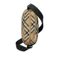 thumbnail image 2 of Burberry Men's Check Crossbody Bag Neutrals, 2 of 4