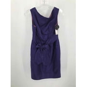 Pre-Owned Jenny Yoo Purple Size 6 Knee Length Sleeveless Dress