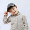 thumbnail image 2 of Kids Baseball Cap, Adjustable Summer Outdoor Flat Brim Sun Hat for Boys and Girls, 2 of 7