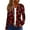 Deep Red, variant on Women's Fashion Christmas Print Casual Zip-Up Long-Sleeve Hooded Jacket, for Outdoor Activities and Daily Use,Navy,2XL