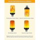thumbnail image 4 of [upgraded] Led Flame Light Bulb, 4 Modes Flickering Light Bulbs, E26/e27 Base Flame Bulb, Christmas(2 Pack), 4 of 5