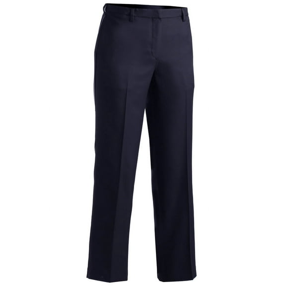 Edwards Garment Womens Microfiber Flat Front Dress Pant - 8532