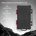 thumbnail image 3 of Battery Memory Card Carrying Case, Snap Closure Camera Battery Memory Card Case Shock Proof Water Resistant Dust Proof  for 5 Storage Cards, 3 of 7