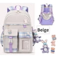 thumbnail image 3 of Mochilas escolares Niños Primaria Junior High School Mochila Mochila para niños Mochila de gran capacidad 2 Szies Ns2, 3 of 3