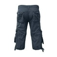 thumbnail image 5 of SHIXIAOO Men's Spring and Summer Leisure Sports Solid Color Pocket Trouser Leg Hanging Rope Tool Shorts Men Cargo Pants Slim Fit Band 1 12 Sock Thick Pants Pants Cargo Mens Work Pants Cargo Bedroom, 5 of 5