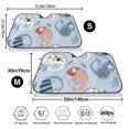 thumbnail image 2 of Goofa Cute Chameleons On Blue Printed Car Windshield Sunshade,Foldable Reflective Sun Visor,UV Protection Heat Blocker Sunshade,Car Cooling Accessory-Medium, 2 of 7