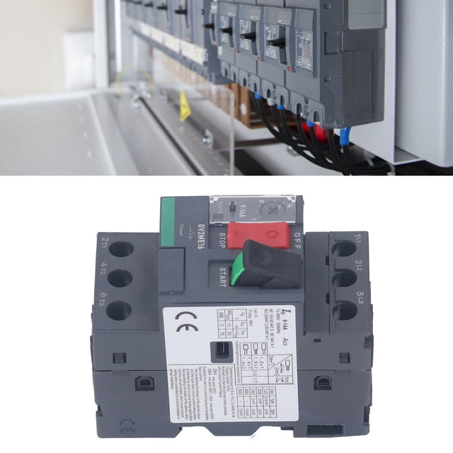Motor Circuit Breaker Overload Manual Starter Rail Mount AC690V