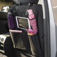 thumbnail image 2 of Juego de 1 pieza, alfombrillas para patadas, organizadores de coche, protectores de respaldo impermeables con soporte para tableta de 12" BANYUO Hogar, 2 of 5