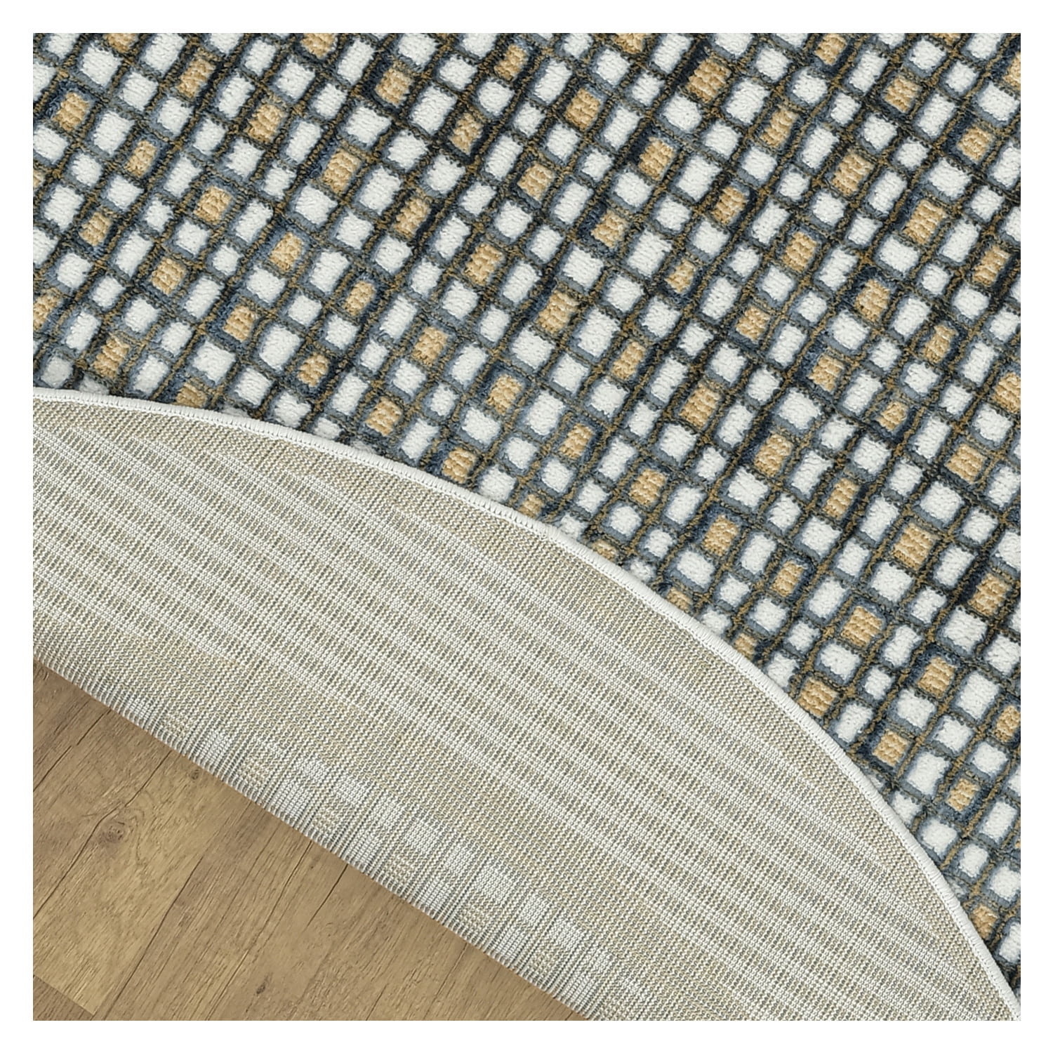 Nourison Nordic 8' x Round Multicolor Modern Indoor Rug