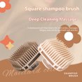 thumbnail image 6 of Clearance!Squares Shampoo Brush, Scalp Massager Shampoo Brush,Scalp Scrubber for Dandruff Removal, Scalp Care Hair Brush Wet & Dry detangler for Men and Women，Hard for Medium Long Hair, 6 of 8