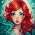 thumbnail image 1 of 5D Bricolaje Taladro Diamante Pintura Cgtredaw Colorete Princesa Del Arte Artesanal, 1 of 9