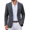 Dark Grey, variant on Mens Casual Sport Coat Blazer One Button Lightweight Suit Jackets