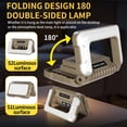 thumbnail image 1 of Feltree Foldable USB Rechargeable LED Camping Light with 3 Adjustable Modes, IPX4 Waterproof Portable Work Light for Outdoor Camping and Emergencies, 1 of 7