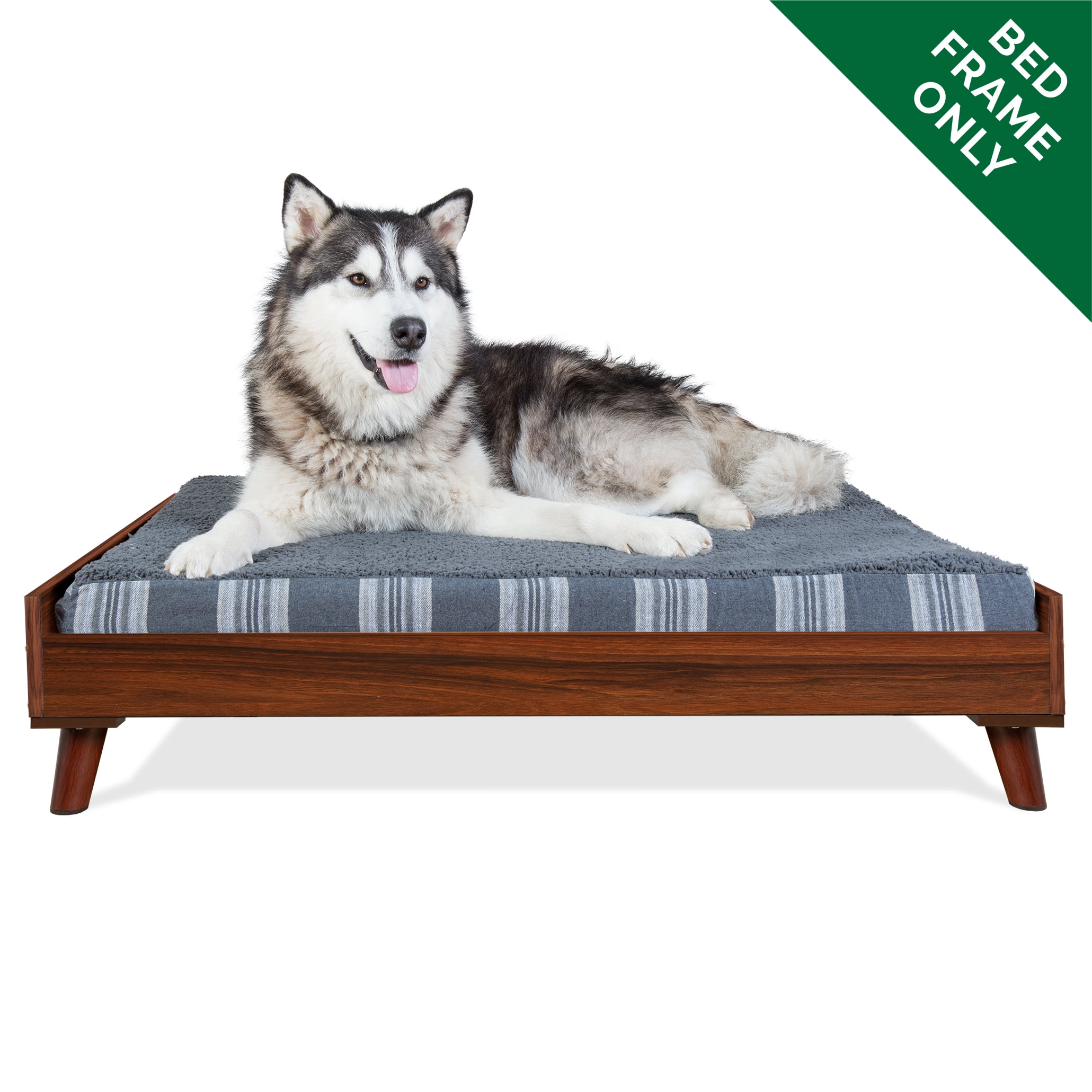 FurHaven Pet Bed Frame Bed Frame for Pet Beds & Mattresses, Walnut