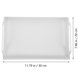 thumbnail image 4 of 1 PC Placa de servicio rectangular Postre Bandeja de almacenamiento de frutas Bandeja de comida rápida, 4 of 5