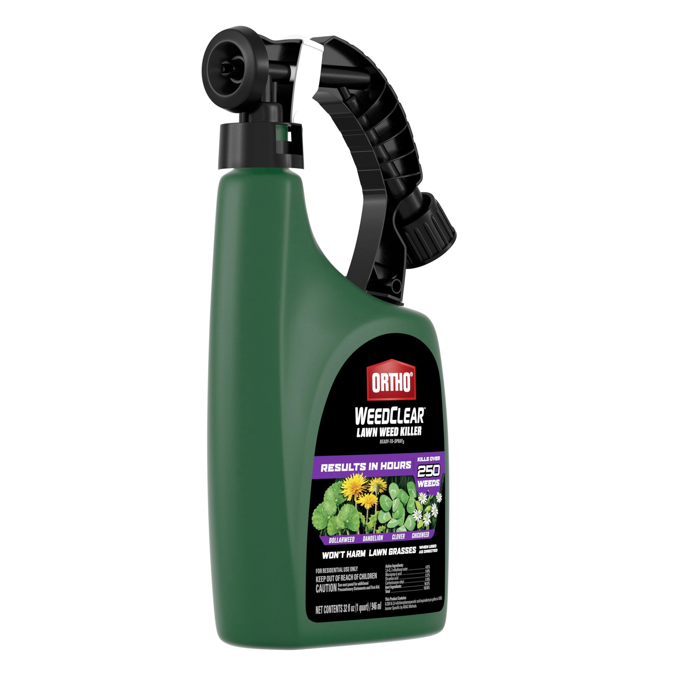 Ortho WeedClear Lawn Weed Killer Ready to Spray3: for Southern Lawns, 32 oz. 2-Pack