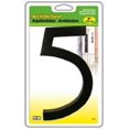 thumbnail image 1 of Hy-Ko Products FM-6/5 Floating House Number 5 (FIVE) 6" High Black, 1 of 5