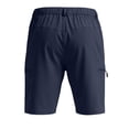 thumbnail image 3 of OIOLOYJM Shorts Cargo de Randonnée pour Hommes Légers Extensibles pour Extérieur Shorts Athlétiques Golf Camping Décontracté Gym Course avec 4 Poches Zippées Bleu Foncé m, 3 of 3