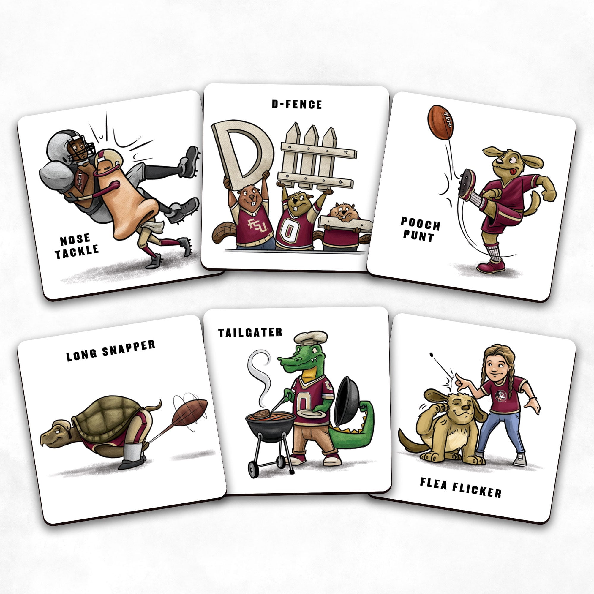 YouTheFan NCAA Florida State Seminoles Memory Match Game