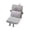 Grey, variant on VMWMSSR Cartoon Full Back Chair Cushion, Integrated Plush Seat & Backrest Pad, Soft Bubble Flannel Ergonomic Chair Cushion For Office Desk Home Dining Chair Warm Seat Pad(Pink-76Cm)