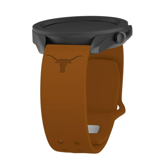 Texas Engraved Silicone Unisex Watch Band for Samsung Galaxy Watch (22mm Burnt Orange) by Affinity Bands