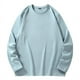 thumbnail image 1 of pstuiky Camisas suaves de manga larga para hombre, Camisa informal de manga larga con cuello redondo y color liso para hombre. Blusas de manga larga con cuello redondo. Tops de hombre xxl, 1 of 7