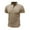 Khaki, variant on Titcea Golf Shirts for Men Patchwork Print Buttons Lapel Short Sleeve Shirts Summer Gyms Exercise Running T-shirt Hawaiian Beach Vacation Casual Tops(S-2XL)