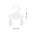 thumbnail image 2 of KAKOWELY 10Pcs Baby Clothes Hangers for Infant Clothes Hangers White Plastic for Home, 2 of 8
