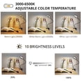 thumbnail image 2 of Selfie Ring Light with Cell Phone Holder Stand for Live Stream/Makeup, Clip Clamp on, Flexible Gooseneck Arms Dimmable Desk Light, 2 of 9