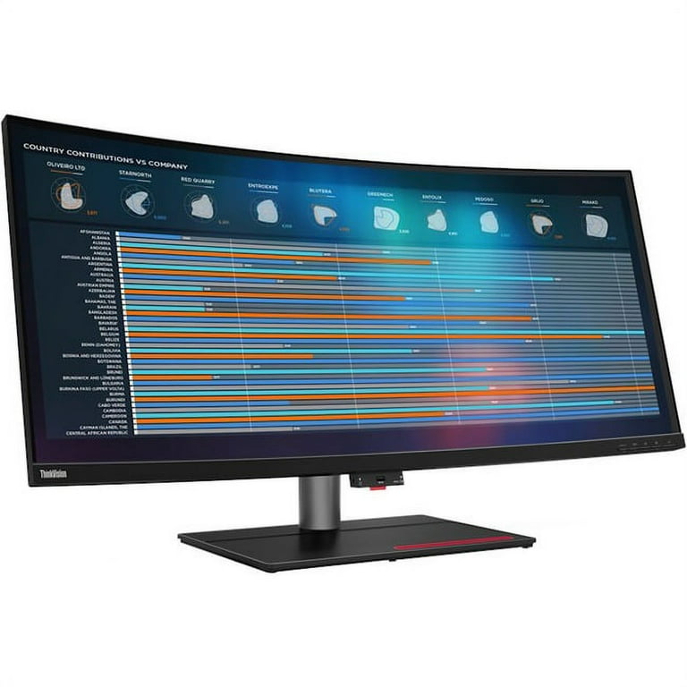 Lenovo ThinkVision P40w-20 WUHD Curved Screen WLED LCD