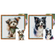 thumbnail image 1 of Hilo Algodón Ecológico Bordado 11CT YorkshireTerrier Punto Cruz 40x40cm, 1 of 8