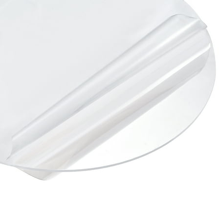 Uxcell Acrylic Sheet Circle Round Disc,Clear,0.06" Thick,16" Diameter,Acrylic Round Sheet(400mm)