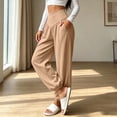 thumbnail image 5 of Gfyviroh Women's Harem Jogger Pants High Waist Workout Yoga Pants Loose Fit Casual Loungewear Sweat Pants with Pockets, 5 of 8