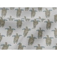 thumbnail image 4 of oneOone Viscose Jersey Fabric Turtle Block Printed Fabric 1 Yard 60 Inch Wide, 4 of 5