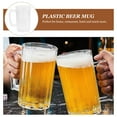 thumbnail image 3 of MRLESS 390ml Glass Beer Mug with Handle - Freezer Safe Drinking Cup for Home Bar, 3 of 9