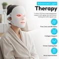 thumbnail image 2 of Morfone Red Light LED Face Mask Adjustable Brightness with 7 Color Led, Cordless Red Light Mask for At Home & Travel, 2 of 6